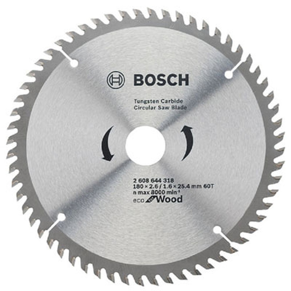 Lưỡi cưa gỗ Bosch 2608644318 180 x 25,4 mm 60 răng
