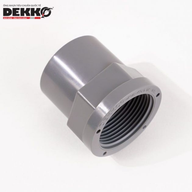 Măng sông ren trong uPVC Dekko hệ inch