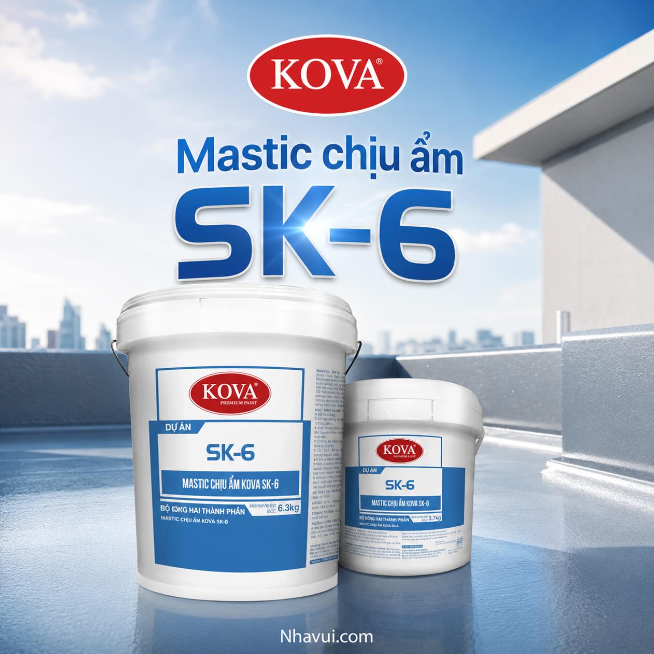 Mastic chịu ẩm KOVA SK-6