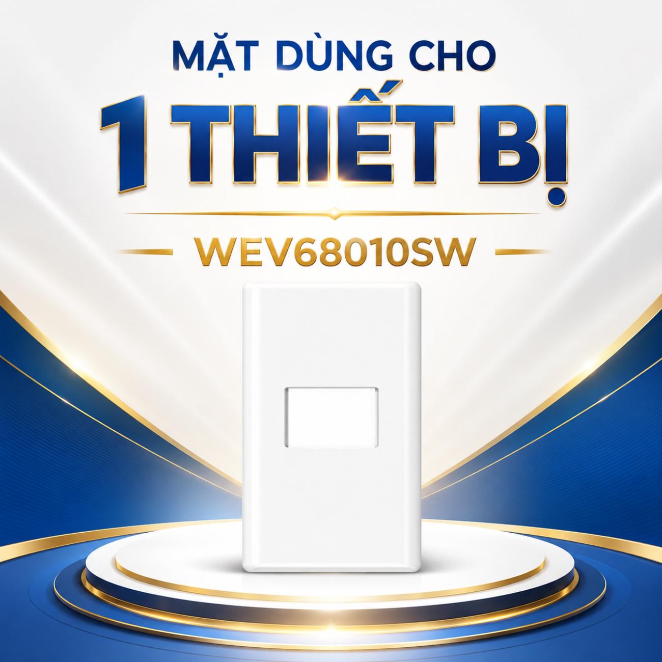 Mặt dùng cho 1 thiết bị Panasonic 1 gang - 1 device plate
