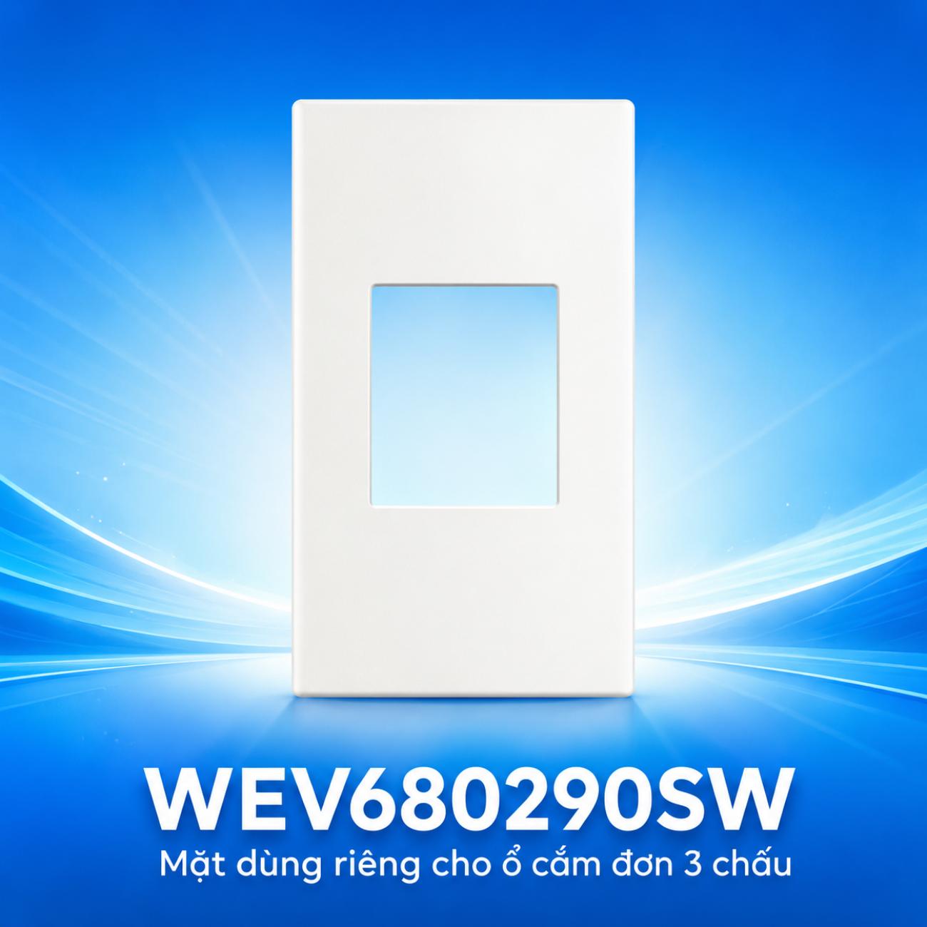 Mặt dùng riêng cho ổ cắm đơn 3 chấu Panasonic