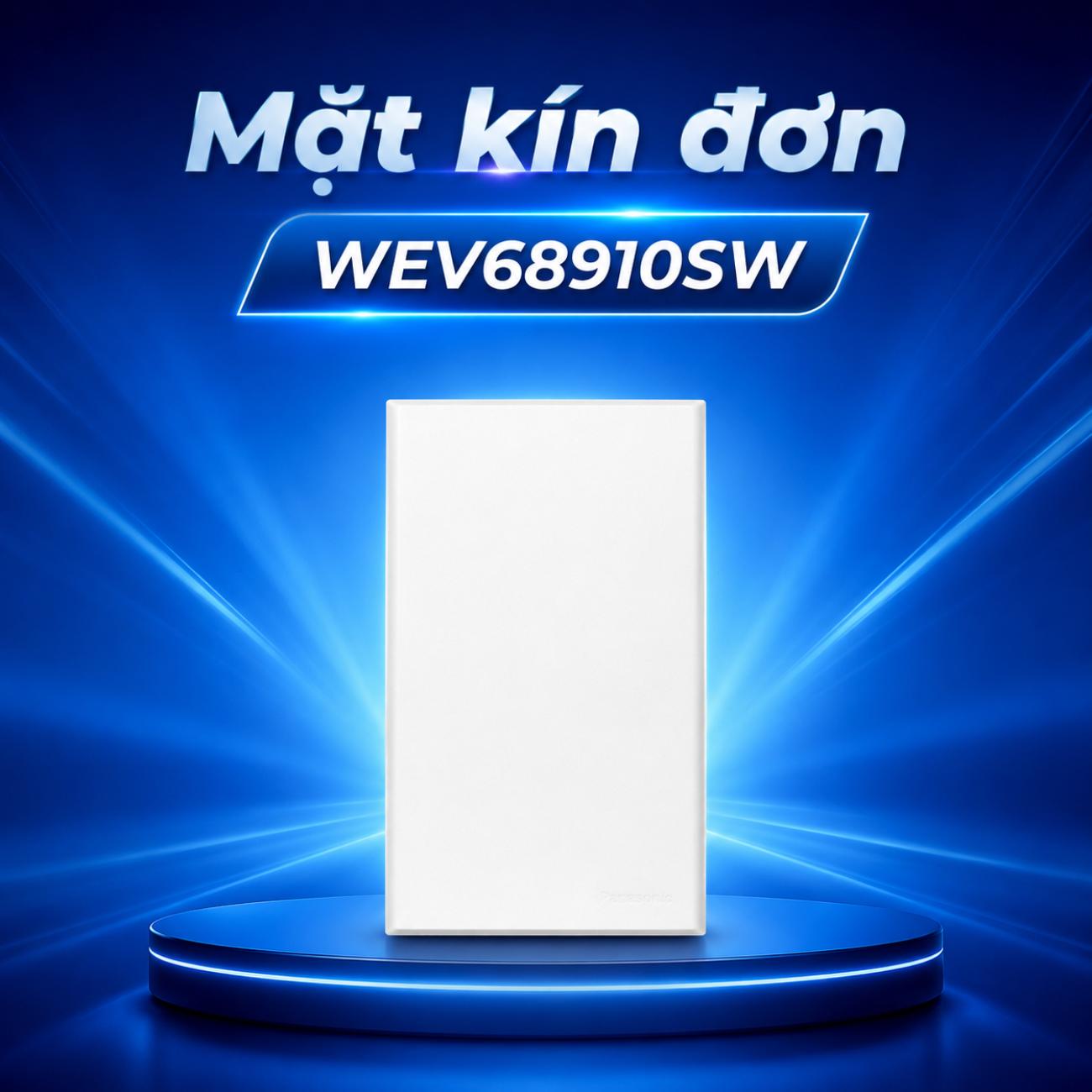 Mặt kín đơn Panasonic WEV68910SW