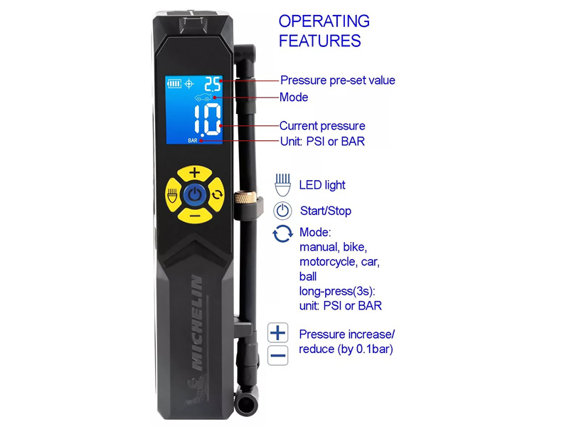 Máy bơm lốp dùng pin Michelin 3321
