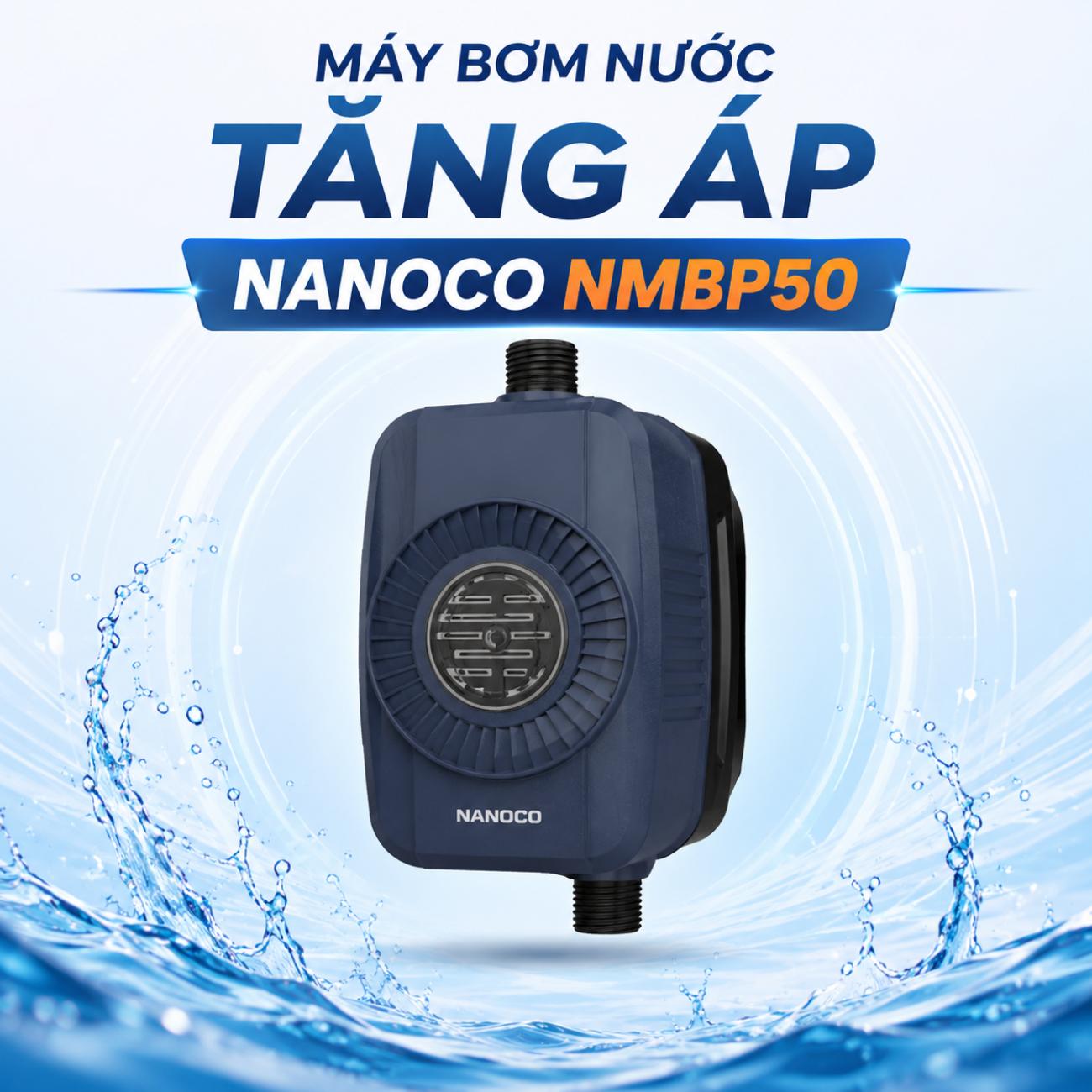 Máy bơm nước tăng áp Nanoco NMBP50