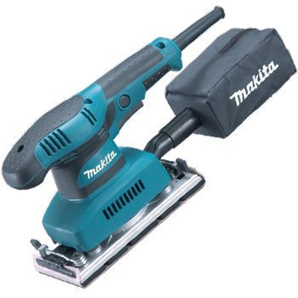 Máy chà nhám rung Makita BO3710 190 W – đế chữ nhật 92 x 185 mm, kèm túi bụi