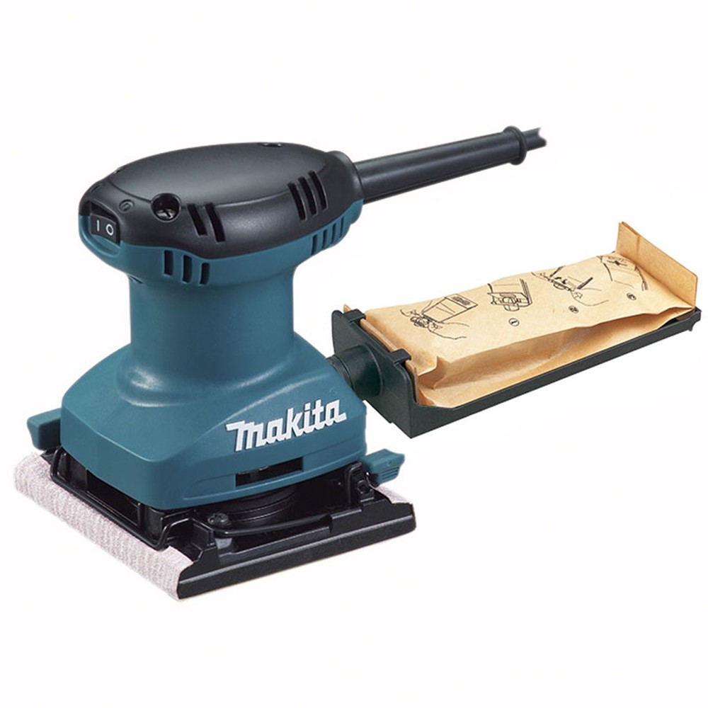 Máy chà nhám rung Makita BO4557 180 W đế 112 × 102 mm