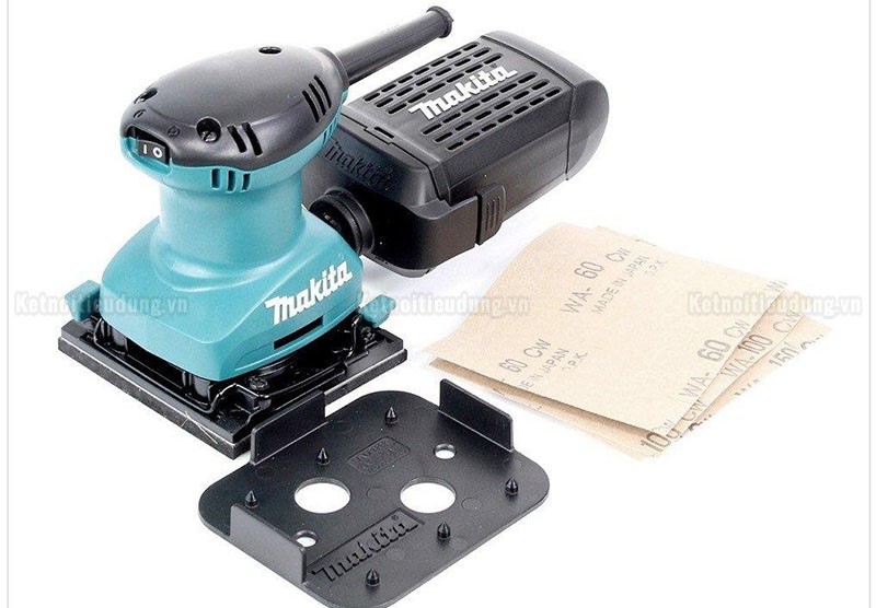Máy chà nhám rung Makita BO4557 180 W đế 112 × 102 mm