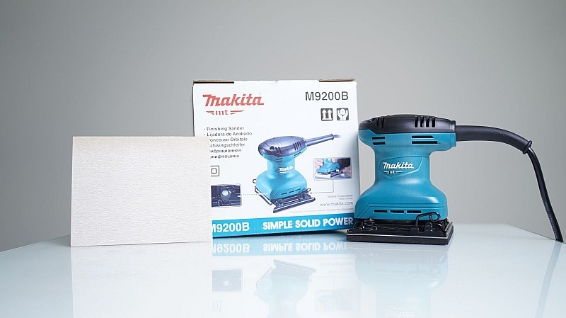Máy chà nhám rung Makita M9200B 180W – đế 112 × 102 mm