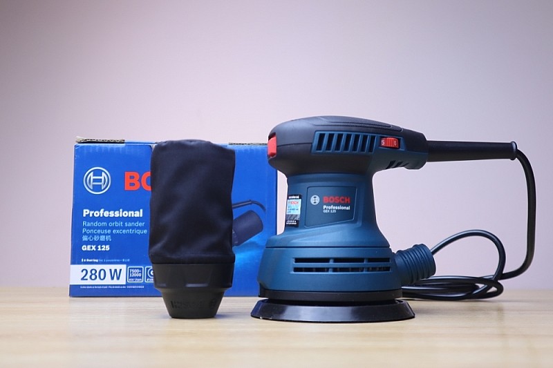 Máy chà nhám tròn Bosch GEX 125 280 W đĩa 125 mm