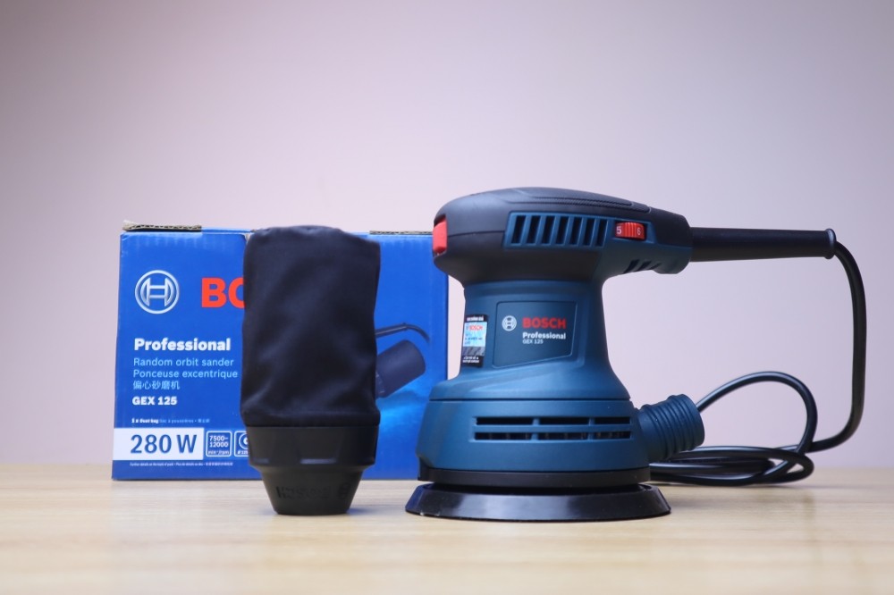 Máy chà nhám tròn Bosch GEX 125 280 W đĩa 125 mm