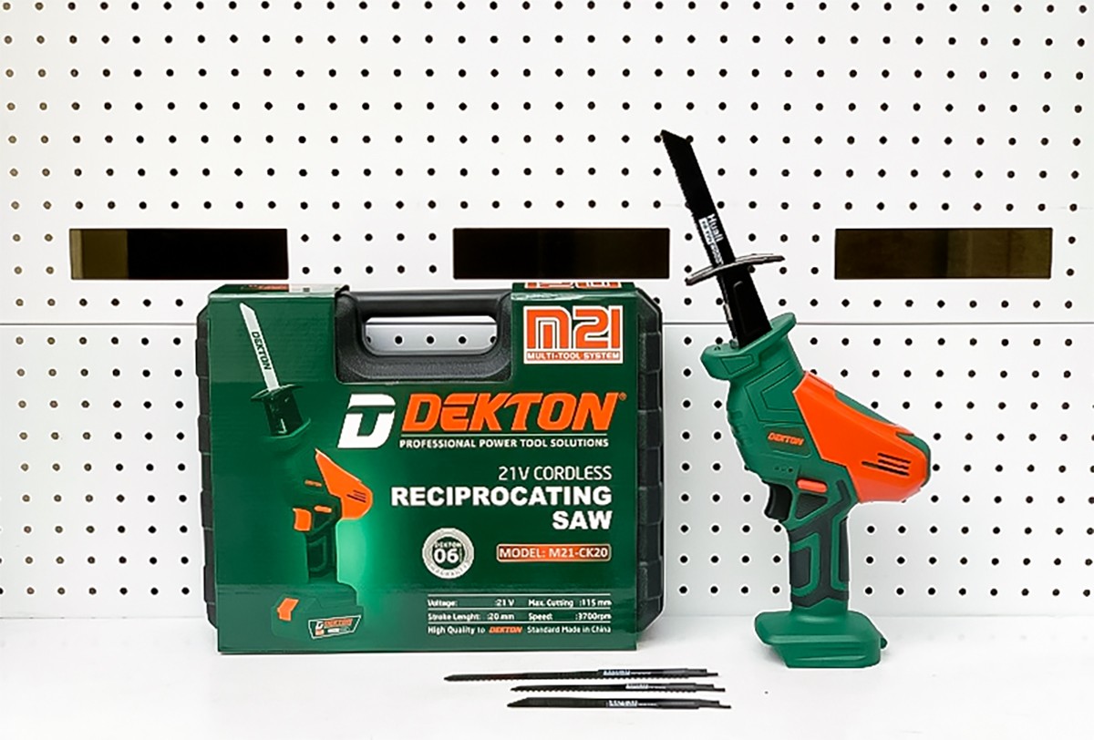 Máy cưa kiếm dùng pin 21V Dekton M21-CK20C (chưa pin, sạc)