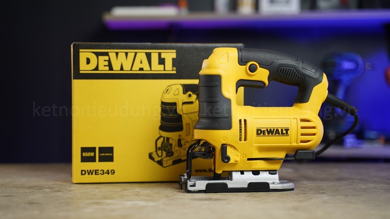 Máy cưa lọng Dewalt DWE349-B1 650W cắt gỗ 75 mm