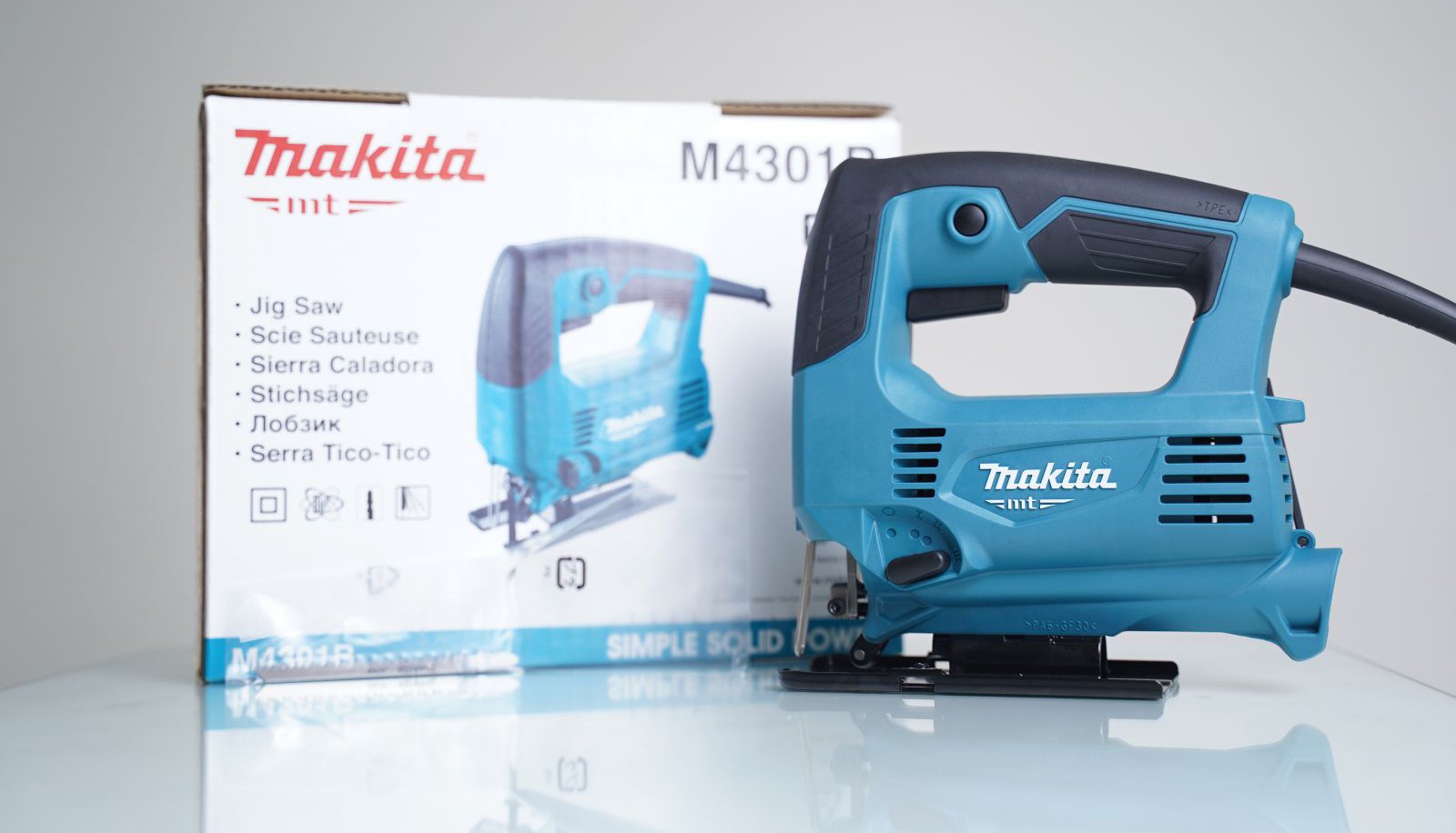 Máy cưa lọng Makita M4301B 450W cắt gỗ 65 mm