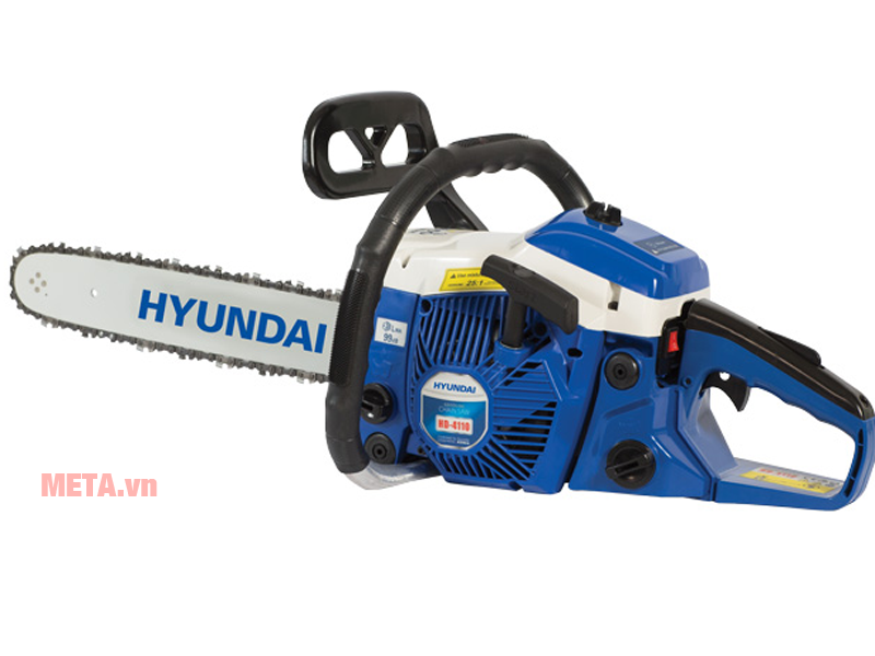 Máy cưa xích chạy xăng Hyundai HD-4110 lam 40cm