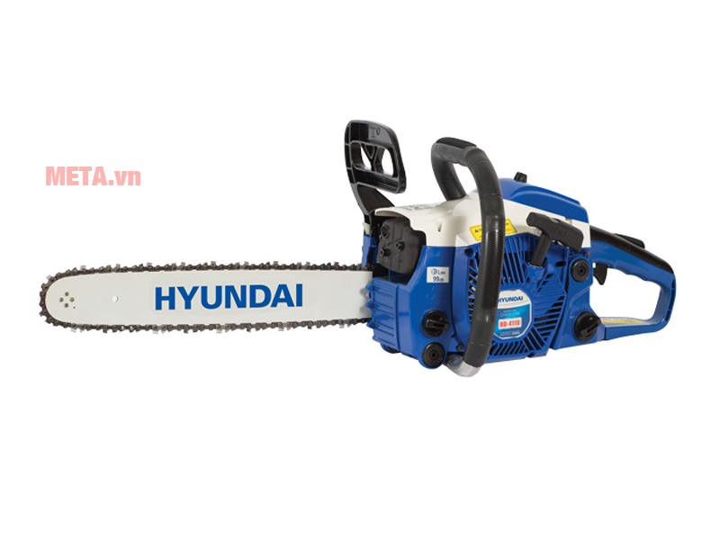 Máy cưa xích chạy xăng Hyundai HD-4110 lam 40cm