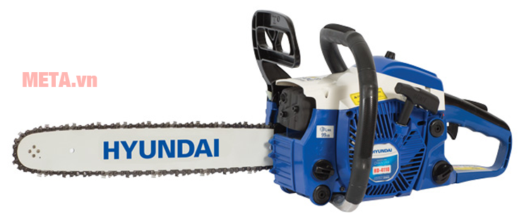 Máy cưa xích chạy xăng Hyundai HD-4110 lam 40cm