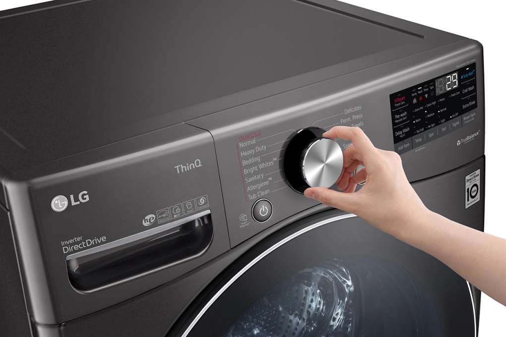 Máy giặt sấy LG Inverter 21kg F2721HVRB (sấy 12kg)