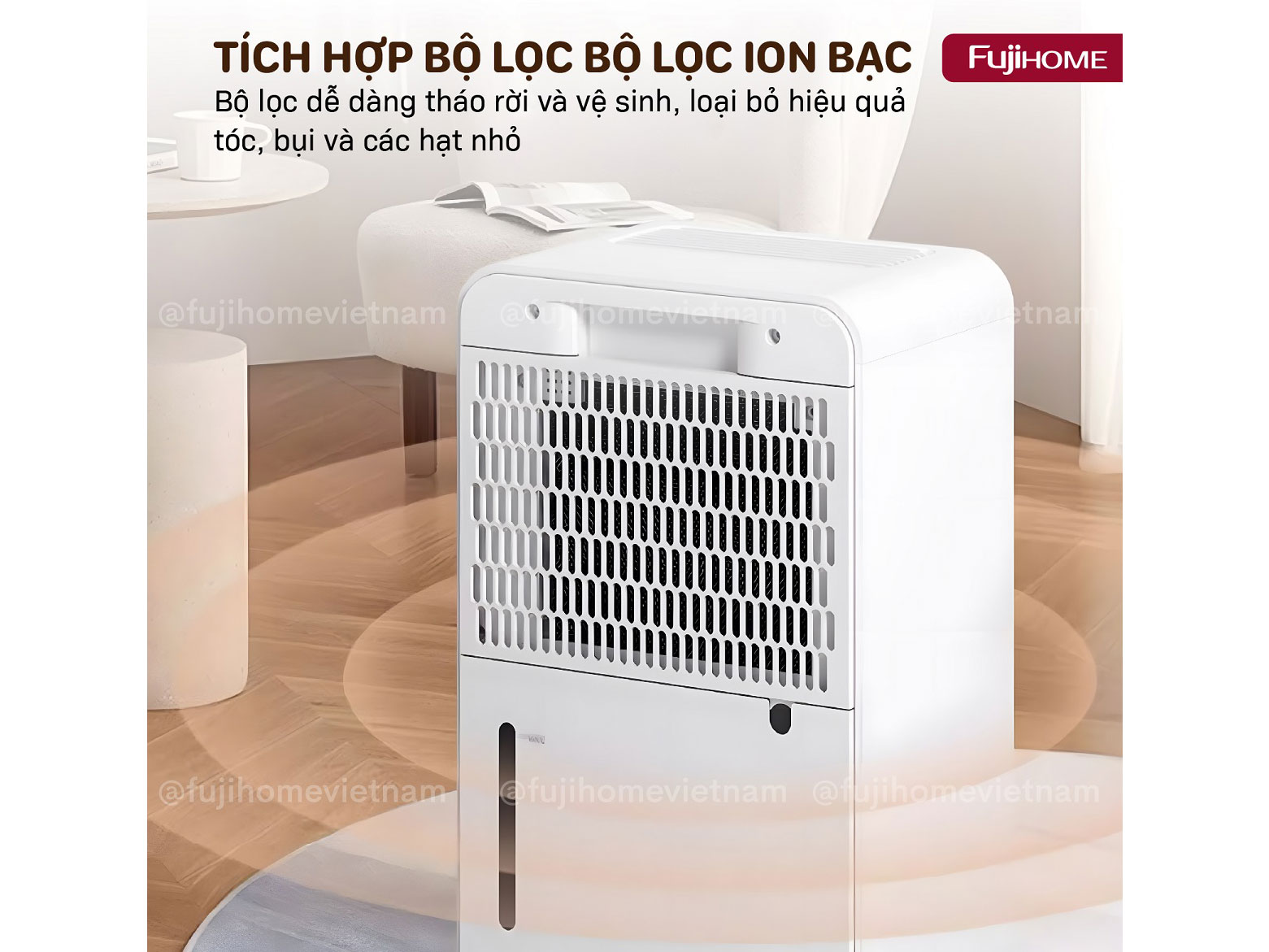 Máy hút ẩm Fujihome DH12NEW 12 lít/ngày