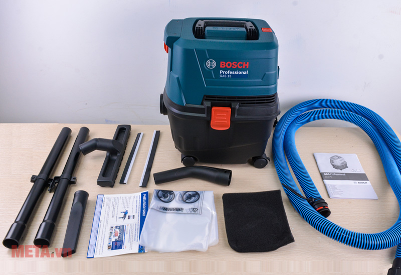 Máy hút bụi khô và ướt Bosch GAS 15 (06019E50K0)