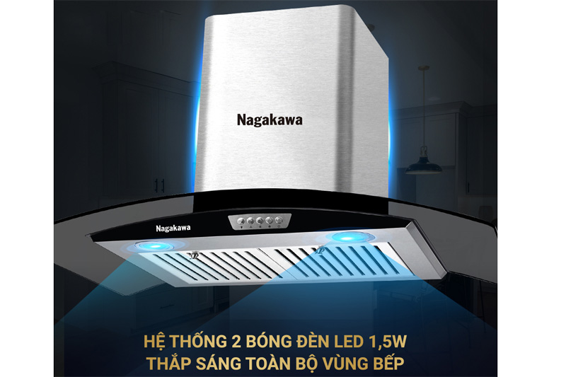 Máy hút mùi than hoạt tính cỡ lớn Nagakawa NAG1857