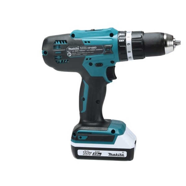 Máy khoan búa dùng pin Makita HP488DZ 18V (thân máy, chưa gồm pin và sạc)