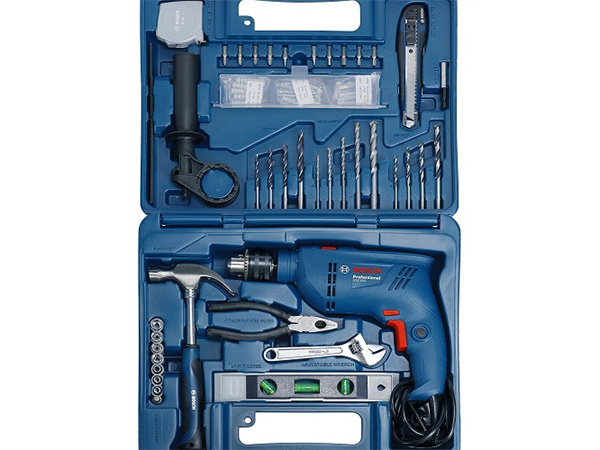 Máy khoan động lực Bosch GSB 600 kèm bộ 100 món (06011A03K1)