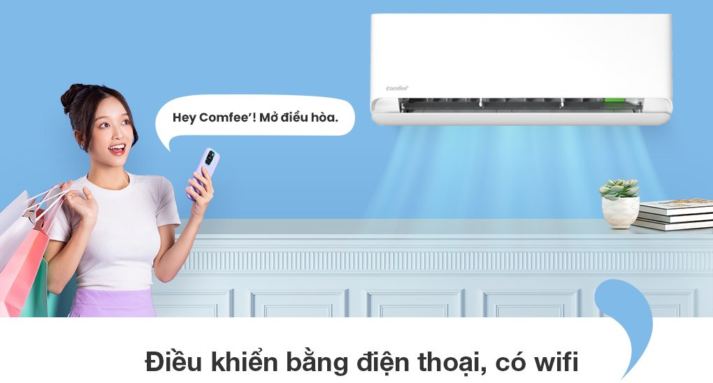 Máy lạnh Comfee Inverter 1.5HP CFS-13VGPF