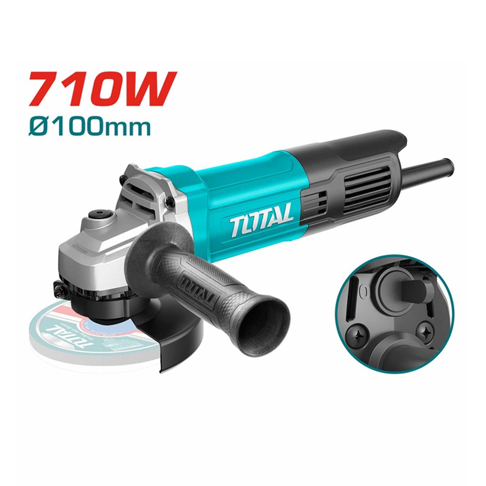 Máy mài góc công tắc đuôi Total TG10710076 710W 100 mm