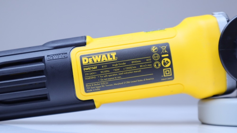 Máy mài góc Dewalt DWE750T 750 W đĩa 100 mm công tắc đuôi