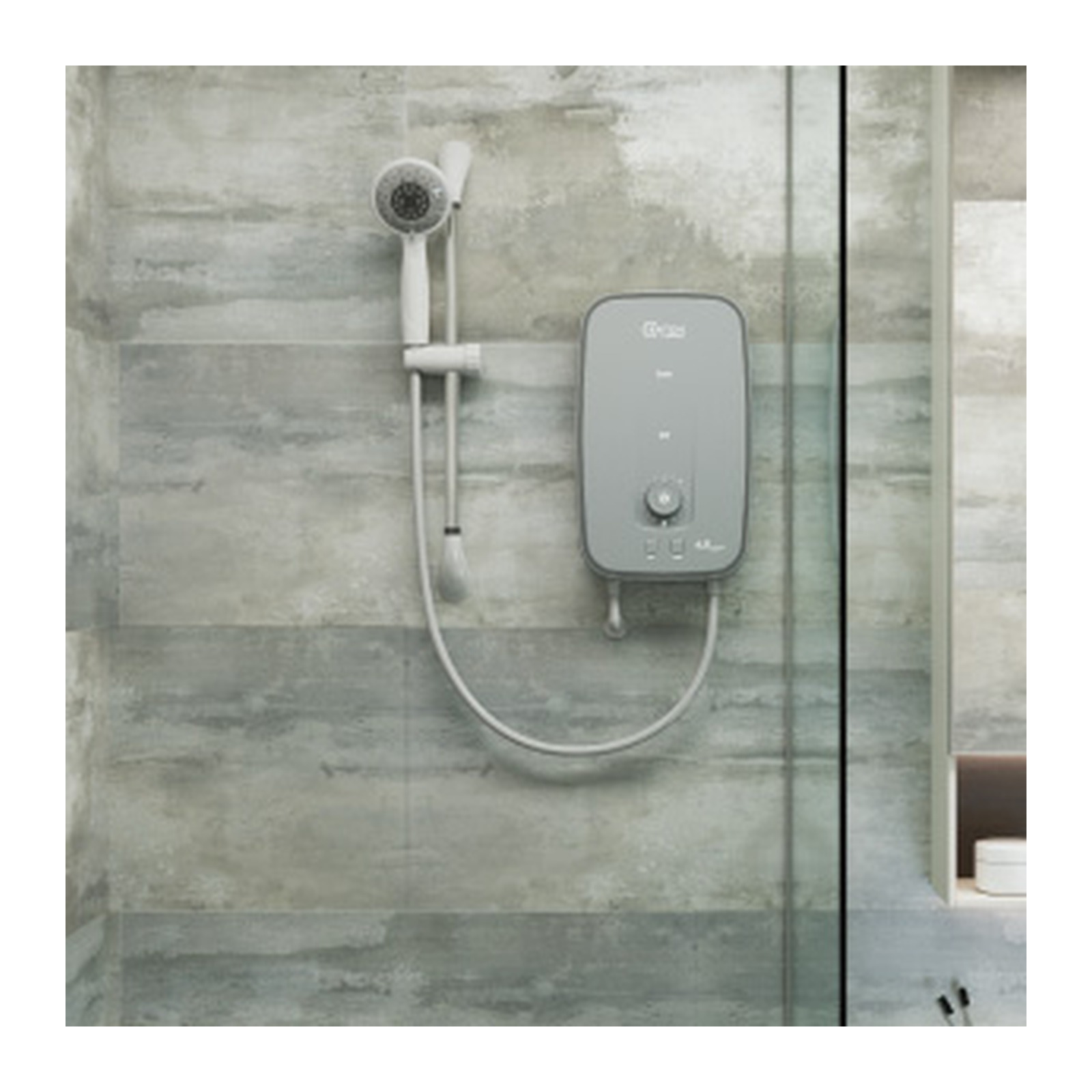 Máy nước nóng trực tiếp Centon Presto Turbo P (có bơm, sen mưa) chính hãng