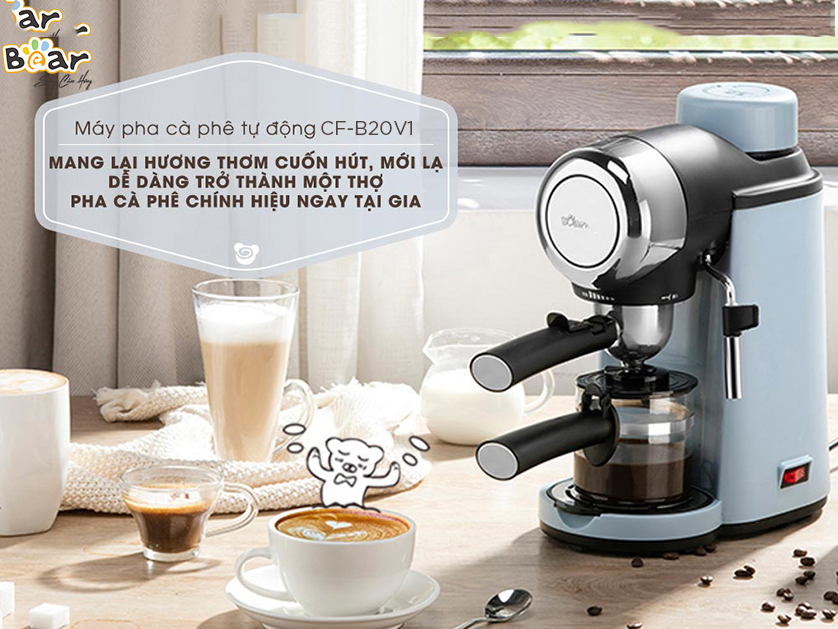 Máy pha cà phê bán tự động Bear CF-B02V1