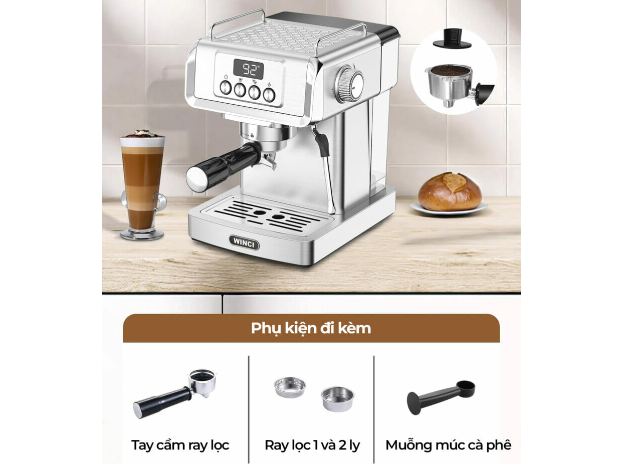 Máy pha cà phê Espresso Winci EM4214