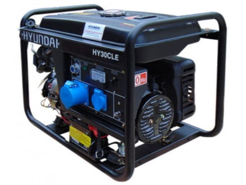 Máy phát điện chạy xăng Hyundai HY30CLE 2.3–2.5kVA