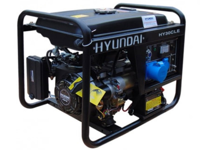 Máy phát điện chạy xăng Hyundai HY30CLE 2.3–2.5kVA
