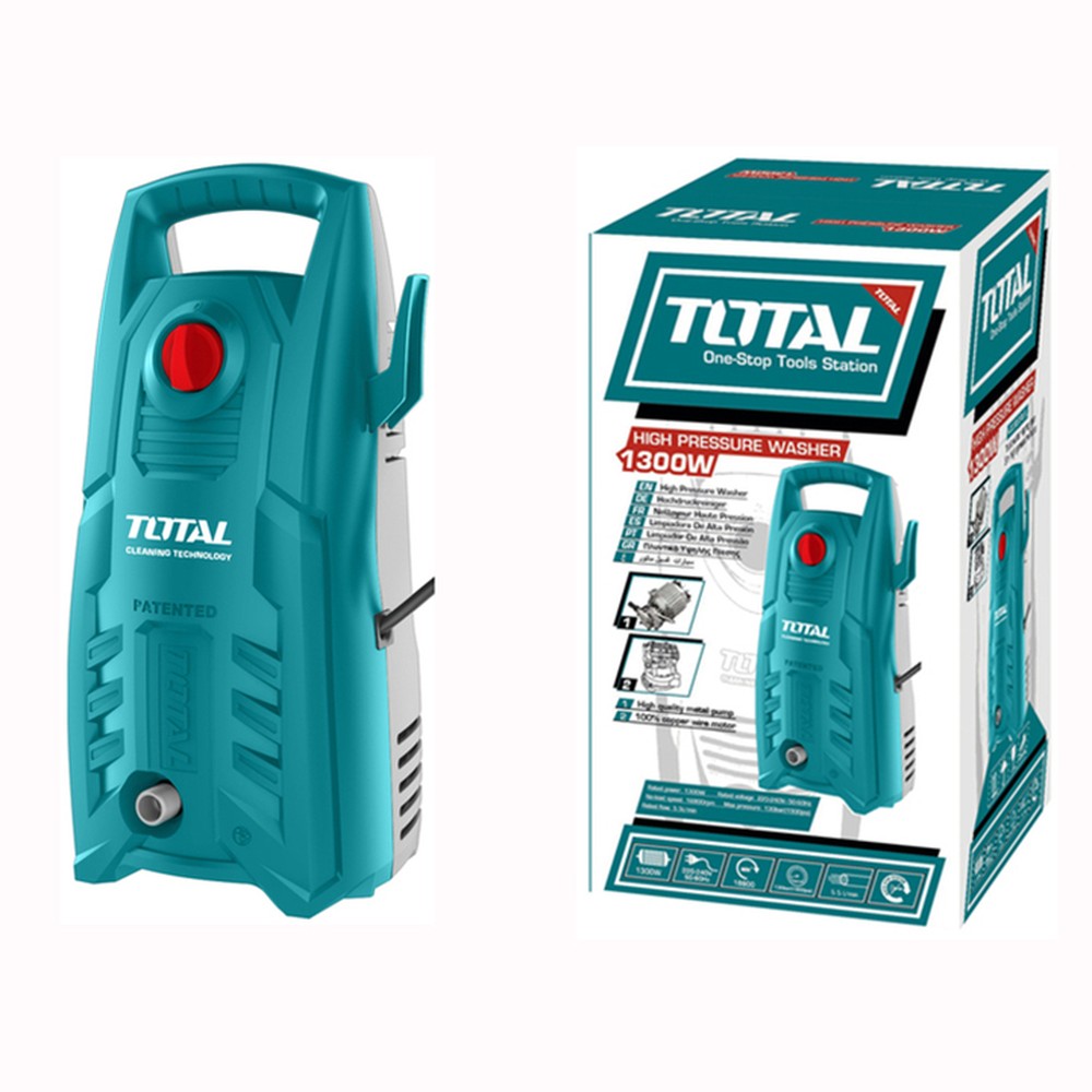 Máy phun xịt rửa áp lực cao Total TGT11316 1300 W 130 bar