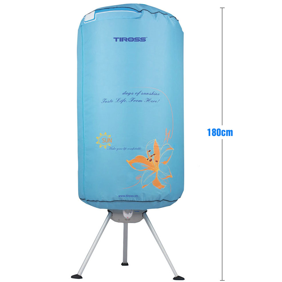 Máy sấy quần áo Tiross TS-880 900W, sấy 10kg