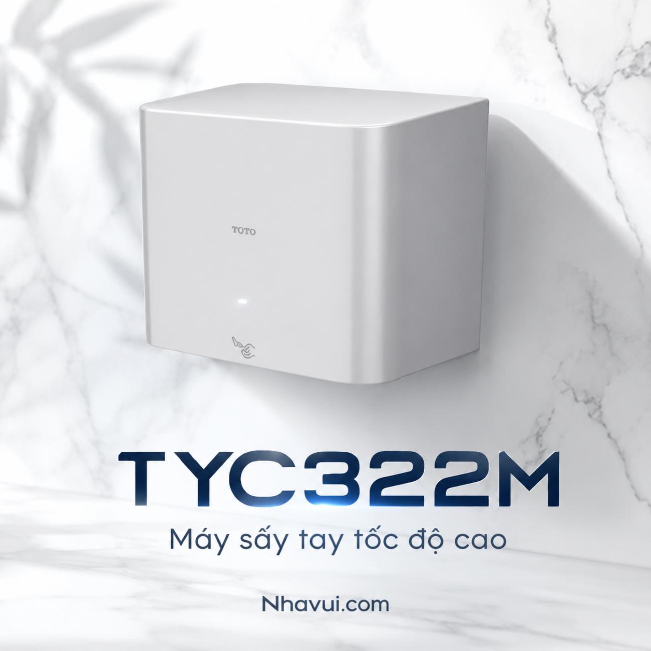 Máy sấy tay tốc độ cao TYC322M 220V công suất 620–690W