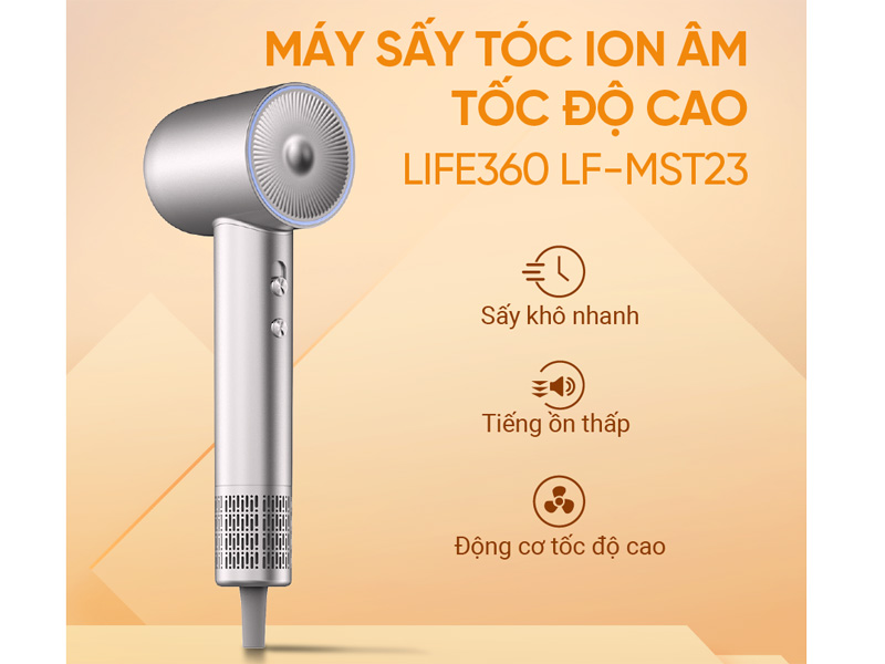Máy sấy tóc ion âm Life360 LF-MST23 1.500W