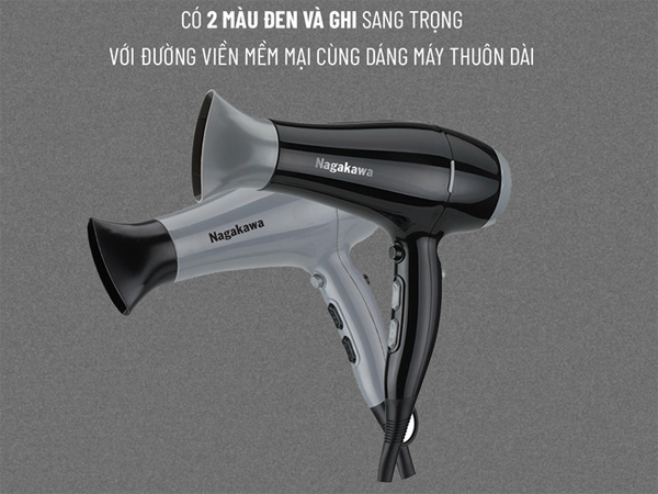 Máy sấy tóc tạo ion âm Nagakawa NAG1606 2000W