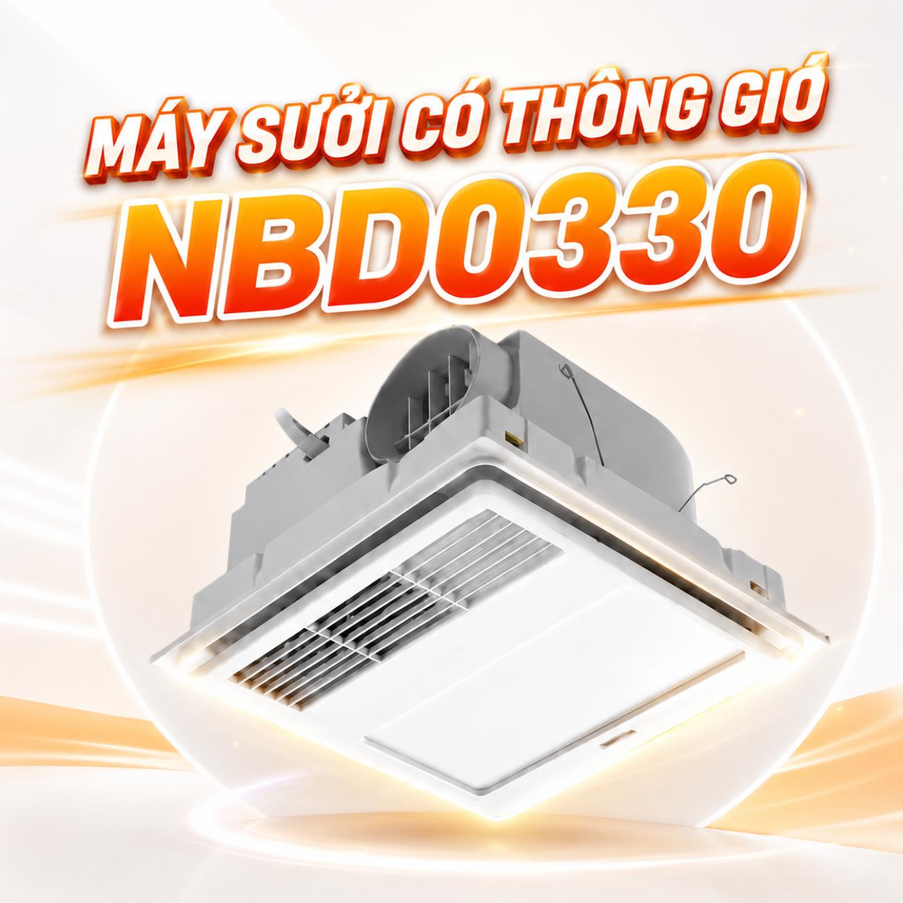 Máy sưởi có thông gió Nanoco NBD0330