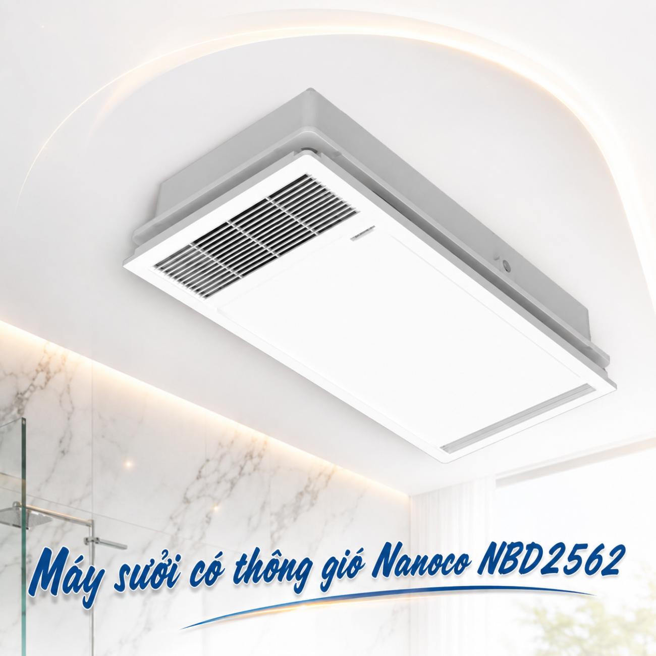 Máy sưởi có thông gió Nanoco NBD2562