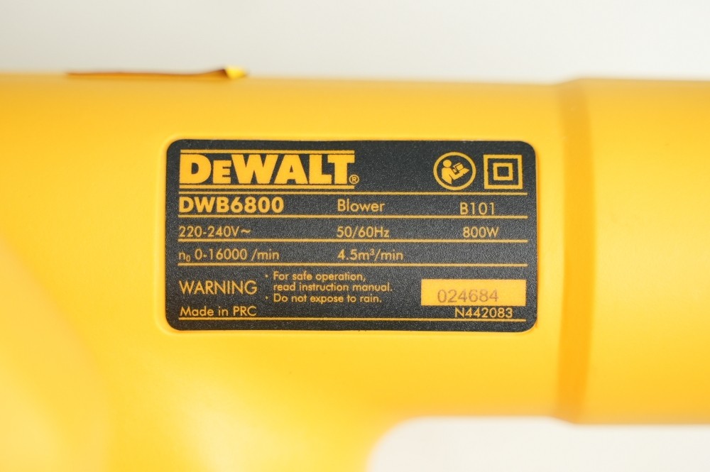Máy thổi bụi Dewalt DWB6800 800 W 16.000 vòng/phút