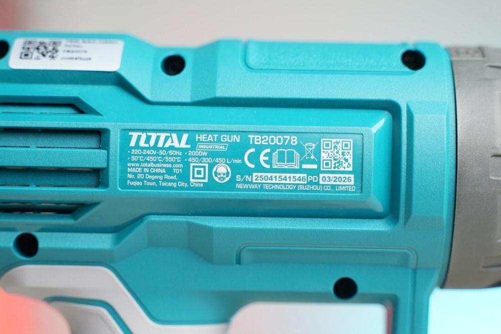 Máy thổi hơi nóng Total TB20078 2000W – 2 mức nhiệt 350/550°C