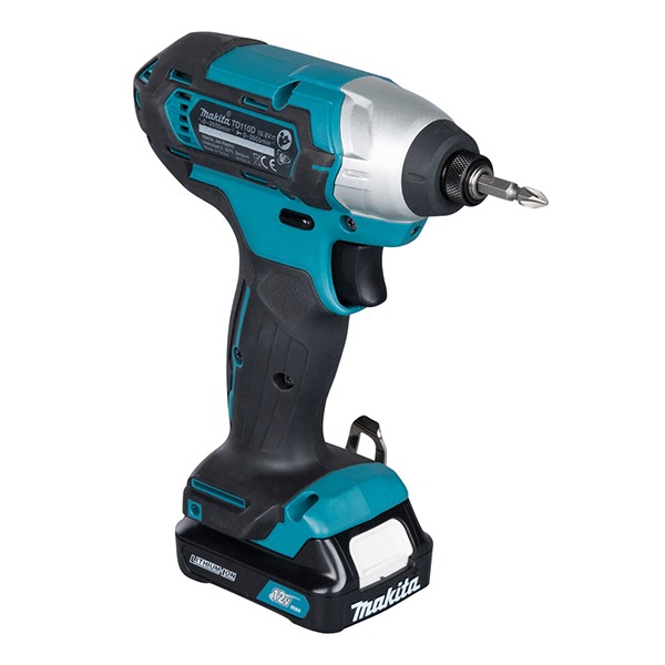 Máy vặn vít dùng pin Makita TD110DSYE 12V 110 N.m (kèm 2 pin 1.5Ah, sạc)