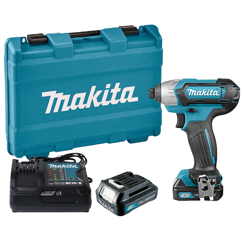 Máy vặn vít dùng pin Makita TD110DSYE 12V 110 N.m (kèm 2 pin 1.5Ah, sạc)
