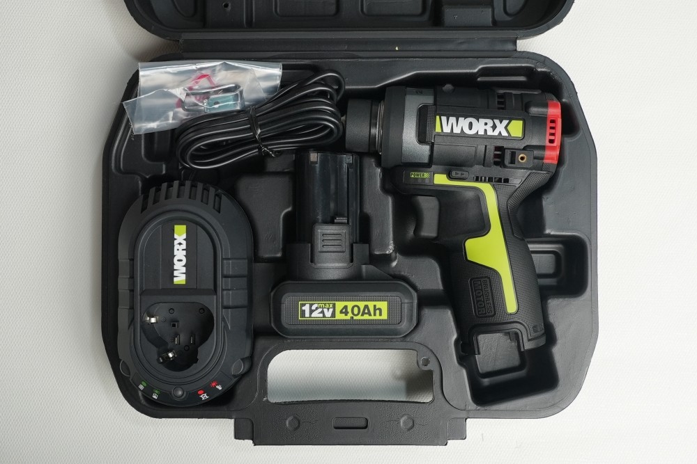 Máy vặn vít và bu lông dùng pin 12V Worx WU132T.2 (1 pin 4.0Ah, 1 sạc)