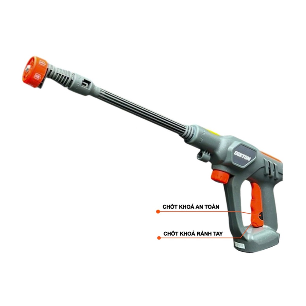 Máy xịt rửa dùng pin 21V Dekton M21-SRX775PRO (thân máy, chưa pin sạc)