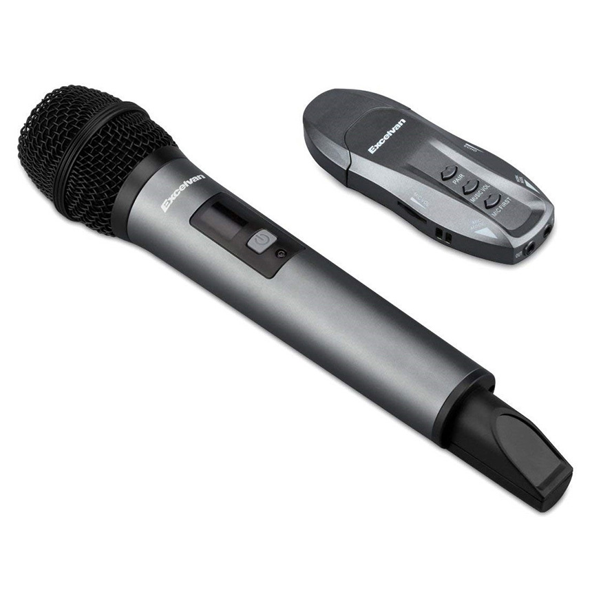 Micro karaoke không dây Excelvan K18V (1 mic, VHF)