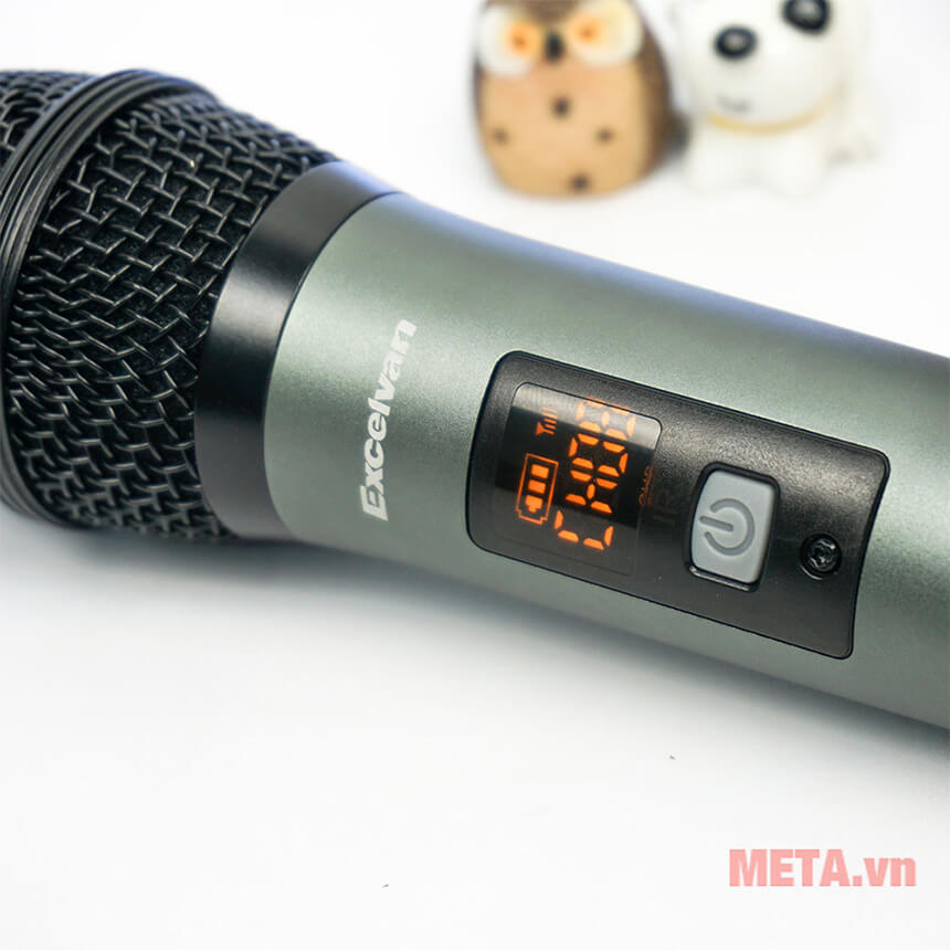 Micro karaoke không dây Excelvan K18V (1 mic, VHF)