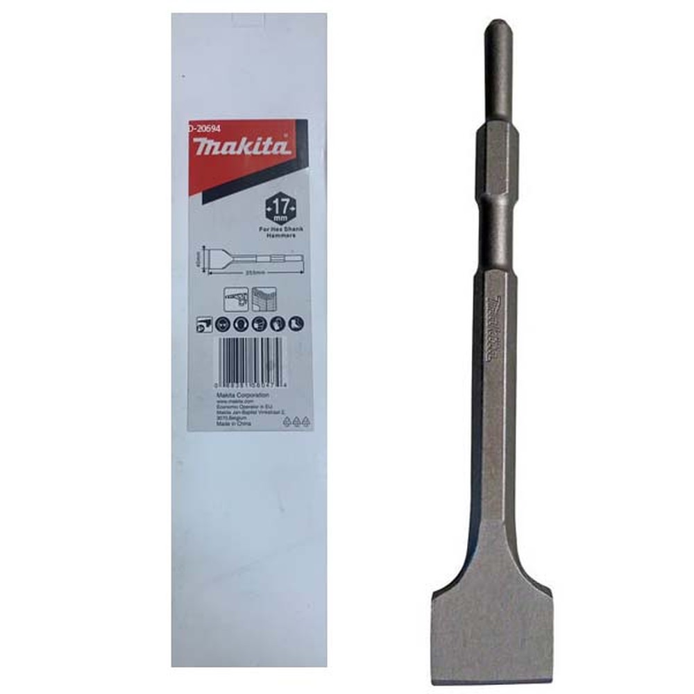 Mũi đục dẹp Makita D-20694 50 x 280 mm chuôi lục giác 17 mm